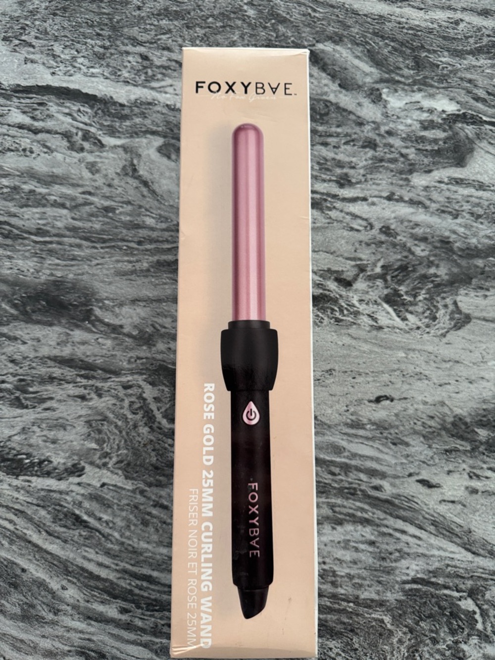 FoxyBae Rose Gold Curling Wand NIB